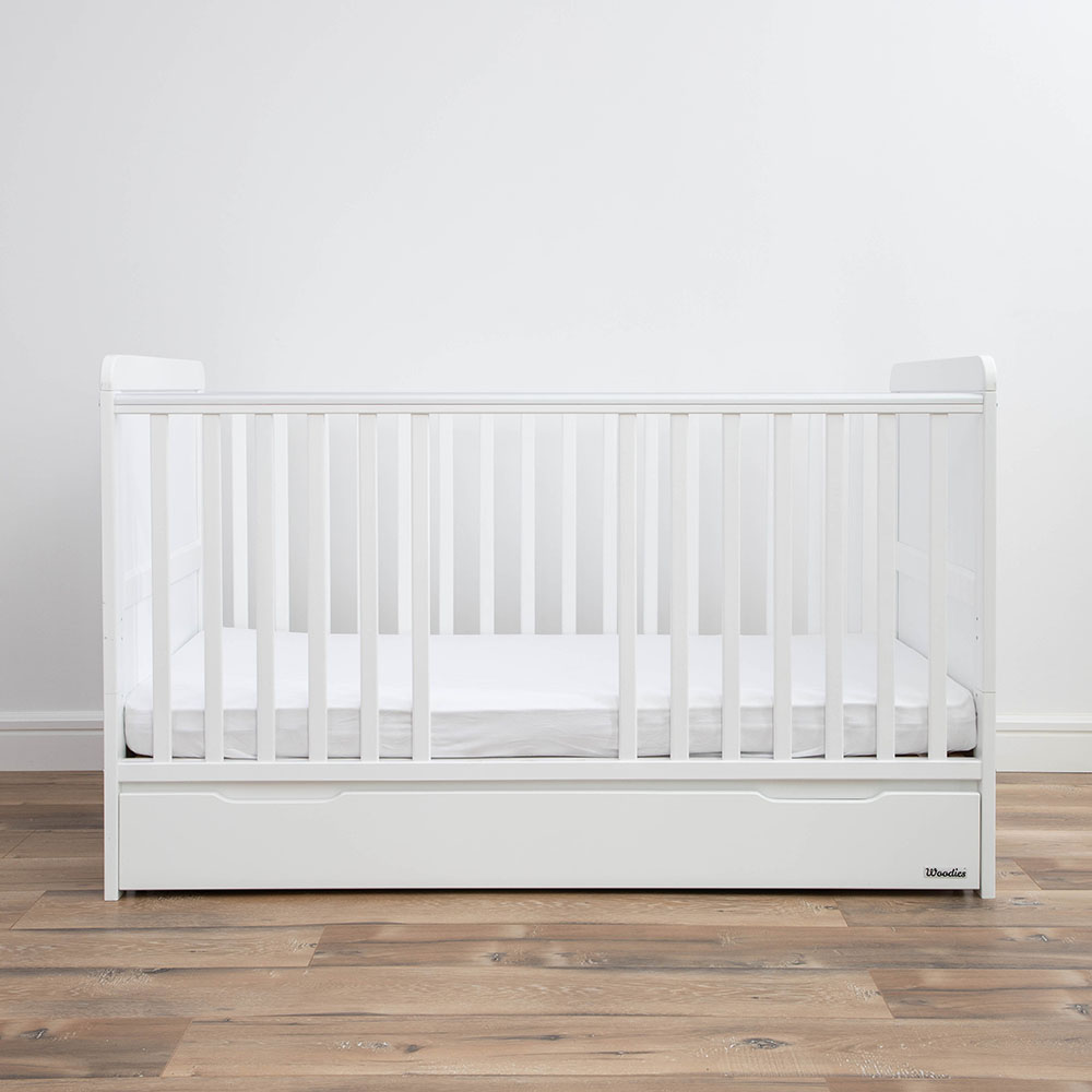 woodies classic cot bed lozeczko niemowlece i dzieciece wyprawka dla noworodka 2w1 140x70 1 4 1177